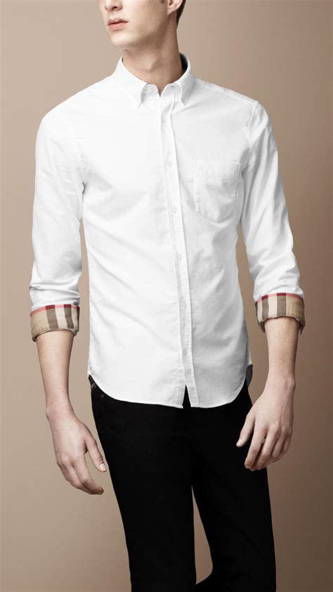 burberry white shirt sale.